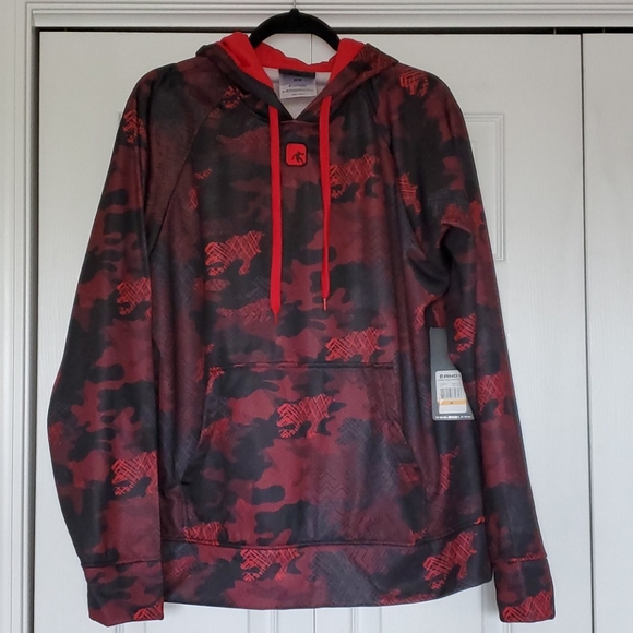 And1 Other - And1 Men's combat pullover hoody in varsity red